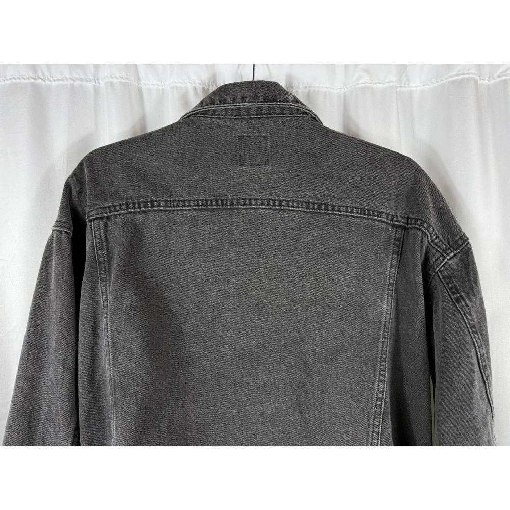 Wild Fable Women's Oversized Charcoal Gray Denim Jacket XS‎